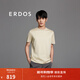 ERDOS 春夏絲棉圓領(lǐng)休閑時(shí)尚職場(chǎng)通勤風(fēng)短袖男T恤 沙漠金 M 170/92A
