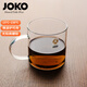 JOKO耐熱玻璃杯無(wú)鉛高硼硅玻璃杯耐高溫可微波爐大容量水杯把手咖啡杯 500ml透明500ml1只