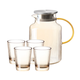 京東京造 涼水壺 耐熱耐高溫泡茶水杯冷水壺套裝1.75L1壺4杯