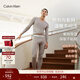 Calvin Klein【新年禮物CK熱引力保暖內衣】秋冬男ck排汗透氣發(fā)熱秋衣褲套裝 男士套裝-OQ9-丁香灰 L +L