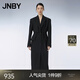 江南布衣（JNBY）春秋季女裝風(fēng)衣西裝領(lǐng)OL挺括羊毛通勤氣質(zhì)外套百搭 001/本黑 M