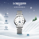浪琴（LONGINES）瑞士手表 博雅系列 石英鋼帶女表  L43304116