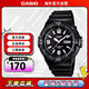 卡西歐（CASIO）復古休閑時(shí)尚指針?lè )浪畬W(xué)生運動(dòng)手表 MRW-200H-1B2VDF