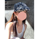 九寸陽(yáng)光復古潮流百搭前進(jìn)帽女款日系畫(huà)家帽牛仔藍鴨舌前進(jìn)帽貝雷帽 刺繡花朵貝雷帽【深藍】 均碼 （適用于頭圍54-58cm）