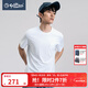 金利來(lái)春夏季節短袖T恤男潮帥氣印花口袋圓領(lǐng)時(shí)尚休閑舒適透氣上衣 00-白色 XL 180/96A 推薦150-165斤