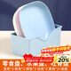拜杰吐骨盤(pán)吐骨碟水果盤(pán)零食盤(pán)渣盤(pán)干果盤(pán)多用盤(pán)碟混色11件套
