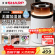 夏普【26年旗艦新品】加濕器/無(wú)霧加濕器/UV/等離子雙重凈化抑菌/母嬰適用便捷上加水5L水箱輕音運行