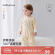 babylove嬰兒連體衣秋冬季加厚保暖衣服男女寶寶居家打底睡衣哈衣爬爬服
