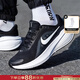 耐克（NIKE）男鞋跑步鞋 2025新款Flywire飛線(xiàn)輕便舒適通勤緩震耐磨低幫運動(dòng)鞋 【回游者14】-黑白/曬圖退10 緩震中底 42 (265mm)