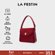拉菲斯?。↙a Festin）包包女2026新款方糖包腋下紅色結婚新娘手提小方包生日情人節禮物 波爾多紅