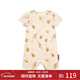 Milkbarn嬰兒連體衣服男女寶寶夏季短袖哈衣新生兒爬爬服 甜夢(mèng)貝殼 90cm (18-24m)