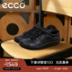 愛(ài)步（ECCO）德訓鞋男 休閑鞋男士板鞋復古牛皮男鞋 柔酷零點(diǎn)537764 HL 黑色53776401001 42
