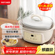 天際電燉鍋電燉盅隔水蒸燉煲湯鍋燉湯鍋 嬰兒輔食煮粥鍋 養生燕窩燉盅 白瓷膽DGGD23A181BBW 1.8L單膽