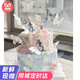 曼恒網(wǎng)紅夢(mèng)幻蝴蝶生日蛋糕女生兒童同城配送當天配送女神老婆閨蜜蛋糕 L款雙層蝴蝶生日蛋糕 10英寸(適合5-7人)