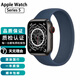 Apple Watch S8二手蘋(píng)果手表S9不銹鋼S7鈦金屬鈦合金iwatch S6運動(dòng)手表S5 S5/鈦金屬/GPS+蜂窩/黑色 表殼尺寸44mm(45mm) 99成新