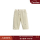 white wheat兒童2024冬季新款長(cháng)褲女孩冬裝燈芯絨褲子男寶寶休閑褲 米色 90