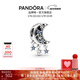 潘多拉（PANDORA）[新年禮物]星辰與新月串飾藍色925銀三顆星星宇宙高級diy串珠 星辰與新月 均碼
