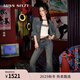 MISS SIXTY【楊冪同款】2025秋季新款牛仔褲女拼皮喇叭褲復古顯瘦百搭 懷舊藍短版 23