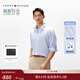 Tommy Hilfiger【免燙肌理】25春夏新款男裝商務(wù)休閑純色條紋長(cháng)袖襯衫外套 【條紋肌理】-藍白條紋0BA M （推薦：135-150斤）
