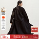 尚都比拉長(cháng)款100%羊毛大衣女冬季高級感女裝收腰顯瘦雙面呢通勤毛呢外套