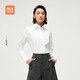 HLA海瀾之家長(cháng)袖襯衫春季修身微彈純色翻領(lǐng)正裝襯衣女裝過(guò)年