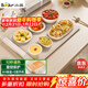 小熊（Bear）折疊暖菜板飯菜保溫板熱菜板 硅膠加熱板桌墊菜板多功能加熱墊 柔性面板解凍溫奶BWB-N04Q1