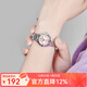 卡西歐（CASIO）手表女 時(shí)尚簡(jiǎn)約休閑女表 石英小巧指針表 送女友 LTP-1241D-4A 粉盤(pán)粉色