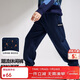 ASK JUNIOR男童褲子2025秋冬裝兒童保暖一體絨休閑褲潮流新年衛褲