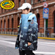 G.duck男童羽絨服2025冬季新款中長(cháng)款男童時(shí)尚連帽中大童加厚保暖外套 【藍色漸變】極寒加厚款 160