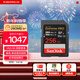 閃迪（SanDisk）256GB SD內存卡 6K視頻 V60 U3 C10 高速相機存儲卡 讀速280MB/s 寫(xiě)速150MB/s 高清拍攝 暢快連拍