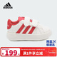 阿迪達斯（adidas）童鞋25秋冬季女童寶寶GRAND魔術(shù)貼云朵鞋輕便運動(dòng)休閑鞋JQ7995
