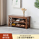 曼好時(shí)鞋架入戶(hù)門(mén)口多層家用換鞋凳簡(jiǎn)易鞋柜一體可坐穿鞋凳子進(jìn)門(mén)長(cháng)條凳 80雅韻平板鞋架【矮款】