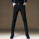 MMEAI正品高端品牌休閑直筒褲秋冬季新款男士商務(wù)修身彈力小腳長(cháng)褲春秋 黑色 常規 33