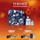 范思哲（VERSACE）同名男士香水香氛套裝100ml+沐浴露150ml+小樣5ml 新年禮物男生