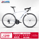 喜德盛公路自行車(chē)RC200入門(mén)休閑14速變速鋁合金車(chē)架公路車(chē) 2025款RC200 白/灰（咨詢(xún)客服下單更優(yōu)惠） 700C*480（建議身高165-175）