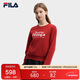 FILA 斐樂(lè )官方馬上起飛女子套頭衛衣2026春時(shí)尚休閑舒適針織長(cháng)袖上衣