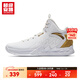 超級安踏KT2 Retro丨籃球鞋男鞋秋季防滑耐磨實(shí)戰學(xué)生運動(dòng)鞋112521621U 安踏白/金屬金-1 43 /(男9.5碼)