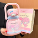 啟諾三麗鷗水杯三飲帶蓋泡茶保溫杯子女孩2025新款兒童學(xué)生大容量水壺 帕恰狗600ml+送背帶+3D立體貼