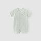 乖奇熊寶寶夏季短袖連體衣薄款透氣嬰兒純棉睡衣貼身居家哈衣新生兒爬服