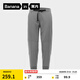 蕉內（Bananain）熱皮502++男士收腳長(cháng)褲子加厚秋冬束腳褲運動(dòng)通勤休閑衛褲新款 森霧灰 2XL