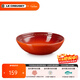 酷彩（Le Creuset）炻瓷18cm麥片碗 創(chuàng  )意沙拉水果菜盤(pán)家用多功能碗漸變色 18厘米麥片碗辣椒紅（新）
