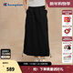 Champion冠軍半身裙女2025夏季新款褶皺工裝裙簡(jiǎn)約日系風(fēng)休閑潮牌 黑色 M