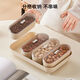 京濮飛水果盤(pán)家用客廳茶幾干果零食水果擺放堅果盤(pán)小吃碟點(diǎn)心收納盒帶蓋 奶油白點(diǎn)心盒【單個(gè)裝/體驗款】