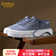 卡賓男鞋2026春季新款輕便軟底鞋子男款百搭厚底增高板鞋男士休閑潮鞋 白藍 41 【標準皮鞋尺碼】