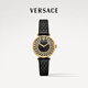 范思哲（VERSACE）瑞士手表女士小黑金石英表生日禮物送女友VE1CA0924-35MM禮盒裝