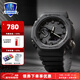 卡西歐（CASIO） 男表黑武士G-SHOCK運動(dòng)手表小鋼炮黑金防水時(shí)尚石英腕表送男友 GA-2100-1A1PR