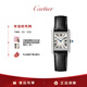 卡地亞（Cartier）坦克系列太陽(yáng)能機芯女表白盤(pán)皮帶29.5x22mmWSTA0119/0137禮物