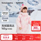巴拉巴拉女童羽絨服冬裝三麗鷗外套防護保暖時(shí)尚洋氣【庫洛米IP】 紅色調00366-白鴨絨 110 充絨量101g