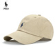 POLO帽子男女夏季彎檐軟頂鴨舌帽潮卡其色百搭遮陽(yáng)太 polo卡其色