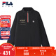 FILA【斐暖功能】斐樂(lè )兒童長(cháng)袖T恤2025冬季男中大童加絨上衣